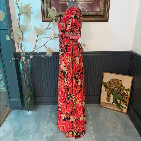 Abel the label Anthropologie Bright Floral Bohemian Maxi Dress ~ size XS ππ - Image 3