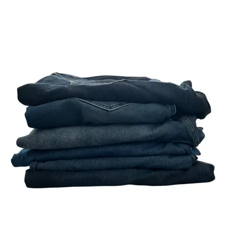 Ava & Viv Women's Plus Size Denim Jeans 6 pc Lot Sz 14, 18, XXL Style & Co,