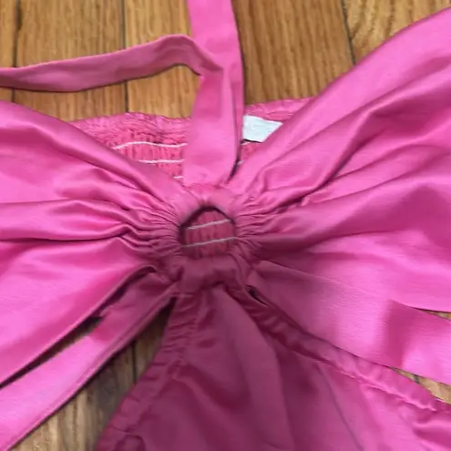 MORE TO COME Kristen Halter Mini Dress in Pink Size XL