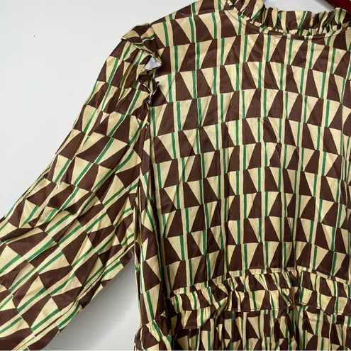 New KITRI Savannah Chocolate Tile Midi Dress sz US 2