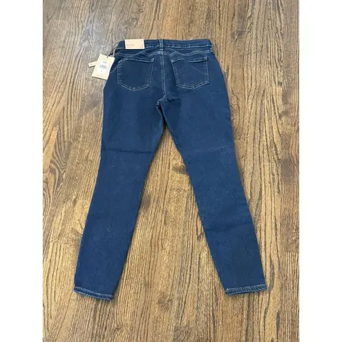 NYDJ Jeans Skinny Ankle Pants Dark Wash Blue Denim Stretch Size 4 Petite