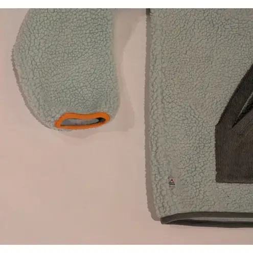 Passenger Seafoam Sherpa Fleece Jacket Women Sz XL Outdoor Capsule Chunky Hiking Green