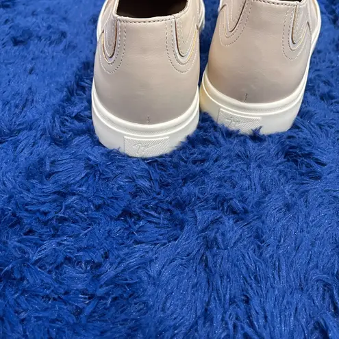 Giuseppe Zanotti Leather Studded Slip-On Sneakers Womens 10