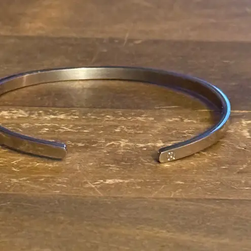 MantraBand stainless Steel I can and I will cuff bangle bracelet