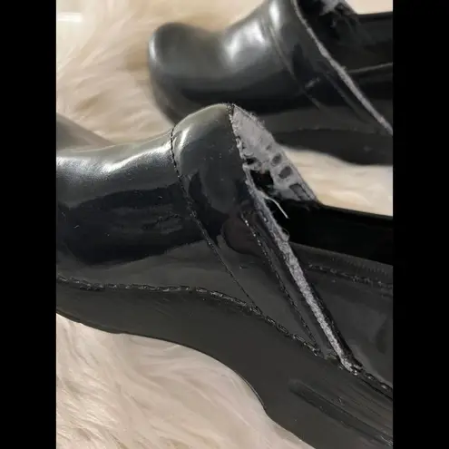 Dansko Professional Clogs - Dark Green Patent Leather size 37