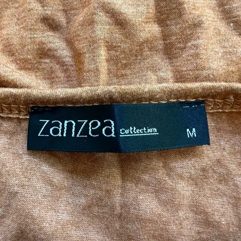 Zanzea Rust Brown Tunic Top Pockets Lagenlook Minimalist Boho Classic