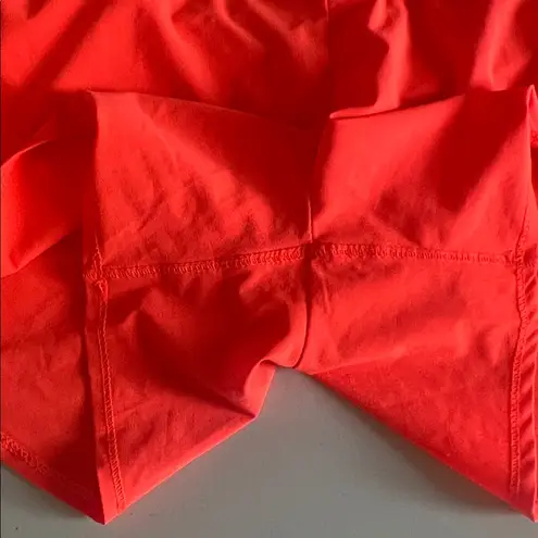 Oiselle Running Short Highlighter Orange Size 6 *Flaw