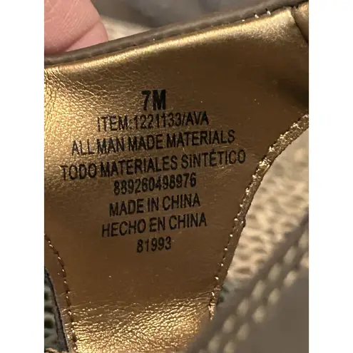 Khombu AVA Sport Solace Comfort Sandals Womens 7M Toffee Brown Ankle Strap