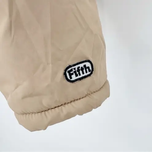 The Fifth Label Remake Puffer Tan Cropped Jacket Boxy XS