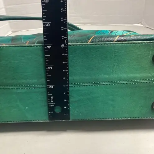 Anuschka Women’s Hobo Tote Bag 13X4X8 Multicolored Genuine Leather Hand Painted