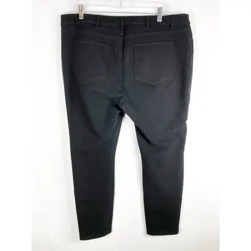 Boden USA Boden Plus Size 16 Jeans Black The Mayfair Bi Stretch Skinny Denim Womens 755