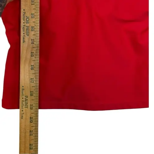 Ativa Red Racerback Tankini Two Piece Swimsuit Top sz 8 Bottom Sz 6 Sporty