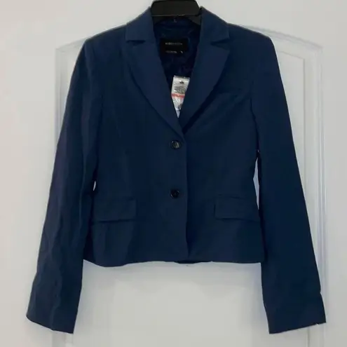 BCBGMAXAZRIA  Blue Nanette The Double Wool Blazer