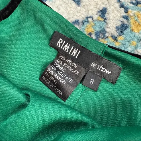 Vintage Y2K Rimini Green Fairycore Whimsical Goth Maxi Dress Size 8