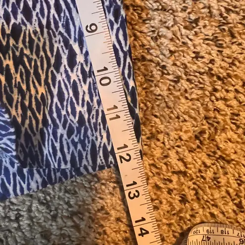 Kenar Blue Print Shorts Casual Everyday Size 6