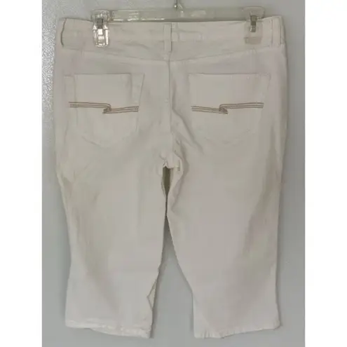 Arizona Jeans Arizona Jean Company Stretch White Capris