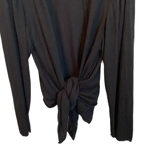 Karen Kane π€ Cotton-Blend Knit Long-Sleeve Open or Tie-At-The-Waist Cardigan 3X