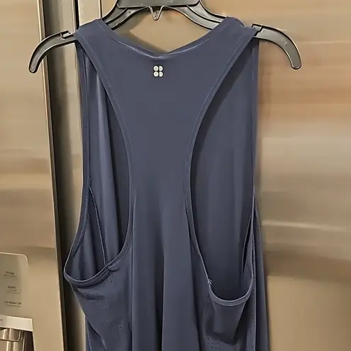 Sweaty Betty ππ Ace Racerback Midi Dress ~ Navy Blue Large L NWT