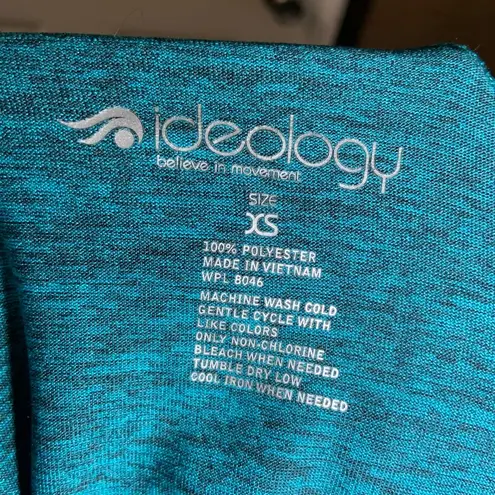 Ideology Teal Lightweight 1/4 Zip Pullover size XS