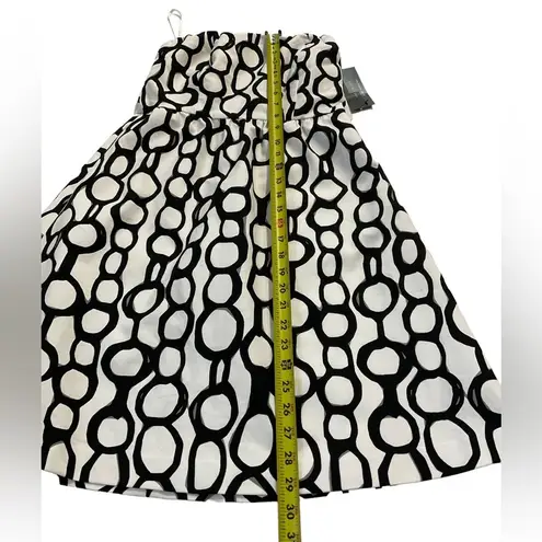 The Limited  Women Size 2 Black White Tube Dress Fit & Flare NWT | 15-153P