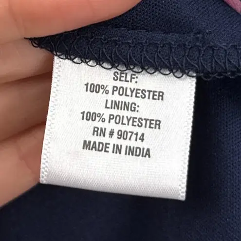 Boutique MSK Floral Print V-Neck Open Back Chiffon Puff Sleeve Dress Colorful 70s Plus XL