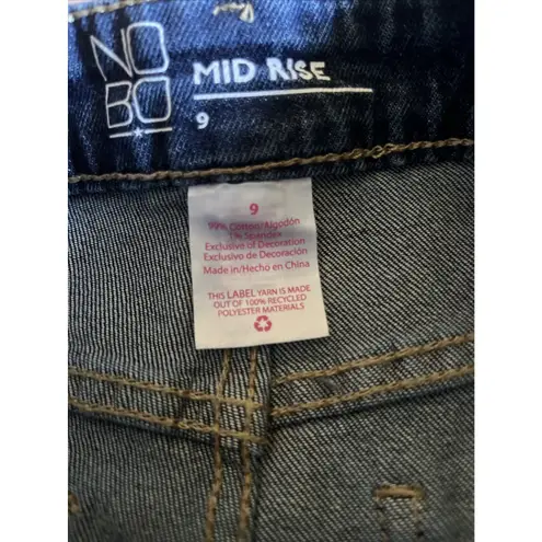 NOBO denim jean shorts size 9 MID