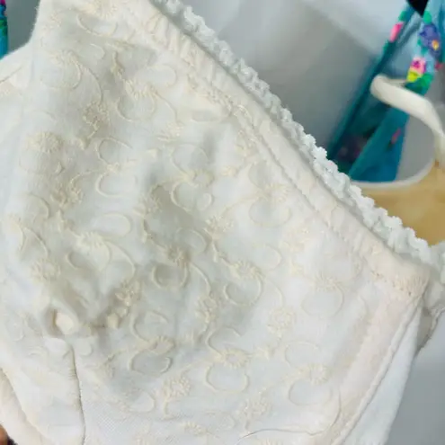 NWT Vintage 80s 90s 1 Pc Floral Swimsuit Size 16 Built In Underwire Bra PushUp