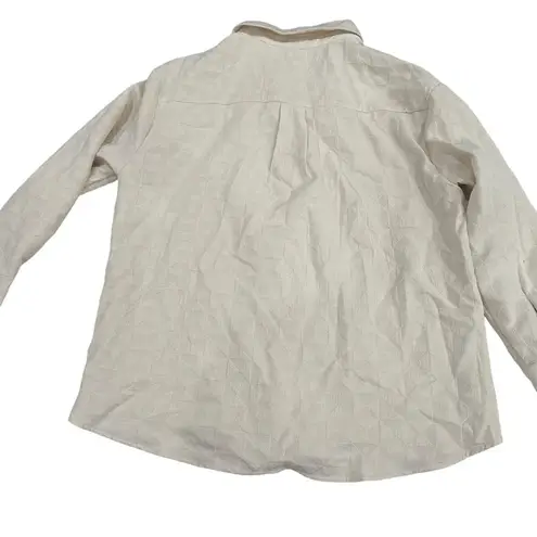 Privy Textured Jacket - Cream Medium, Women's