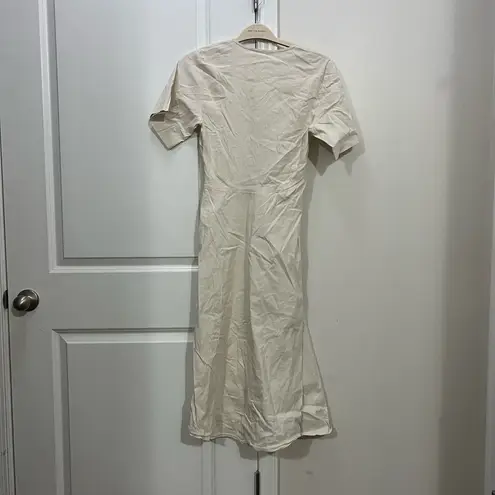 ALC Frank A.L.C. Cream Linen Edie Dress Size 8 US $545