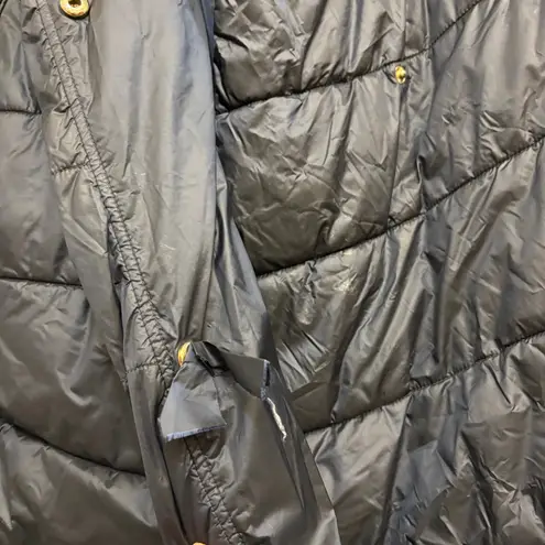 Barbour Coat Orchy Hooded Quilted Navy Winter Puffer Coat Women’s Plus Size 1X