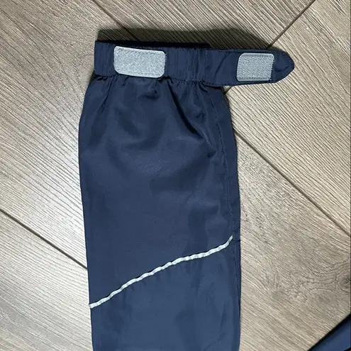 Kate Lord Full Zip Windbreaker Golf Jacket Refective Navy Blue Size Small