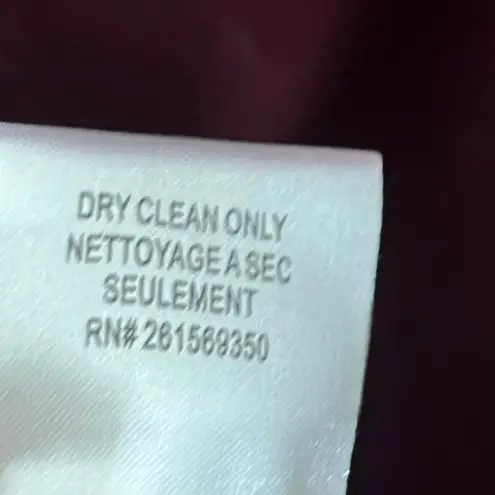 Marchesa Notte Valentia Gown Women’s Size 8 Burgundy A