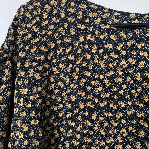 Daisy Street NWT Long-sleeve Ruffle Mini Dress Ditsy Floral Size 4X