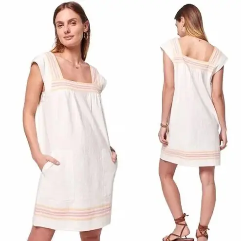 Faherty BRAND WOMEN'S HAILEE DRESS APRES SOLEIL STRIPE SZ S $148