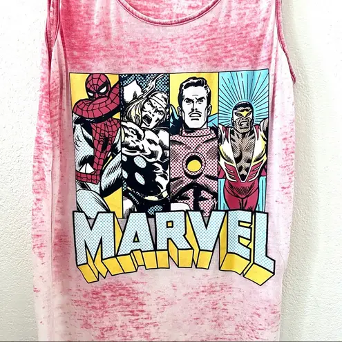 Marvel Burnout Character Graphic Tank Size Medium