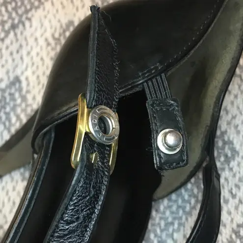 Paul Green Black Lea Nuance Pump Heels Size 9 Criss Cross