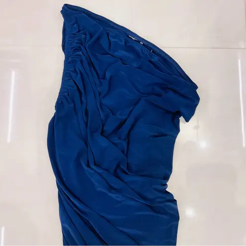 Norma Kamali Diana Midi Dress in true navy