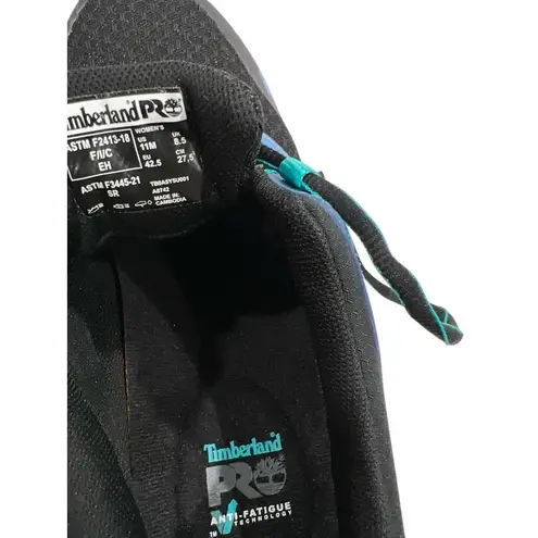 Timberland Pro Radius Composite Safety Toe Black/Aqua Women's Size 11 M