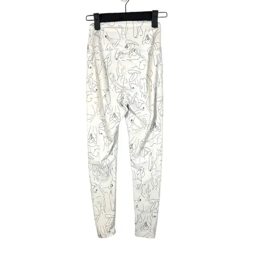 WeWoreWhat Feminist Female Anatomy Drawings White Leggings Small