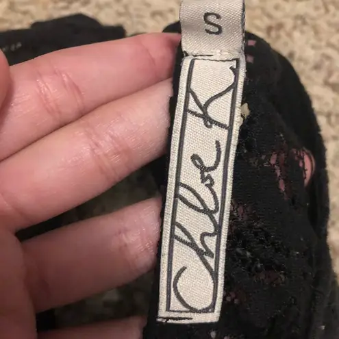 Chloe K Keyhole Back Lace Tank