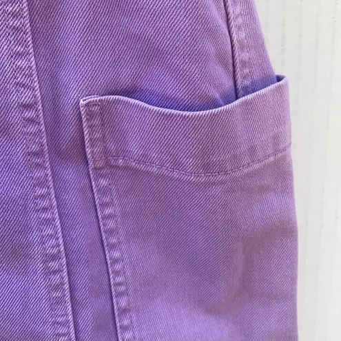 Bershka Womens size small vintage 1998 purple jean mini skirt
