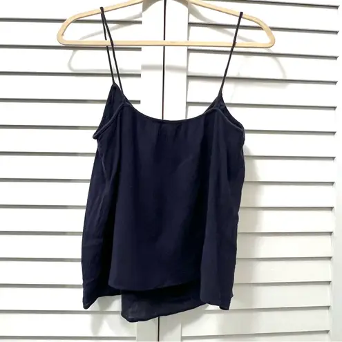 Mango Tank Top Cami Swing Sleeveless Top in Navy Size Small