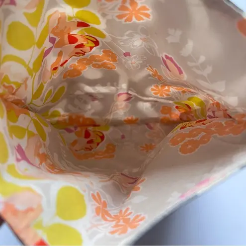 Little Orange Scooter Fabric Pouch Wallet Coin Purse Clutch Wristlet Grey White