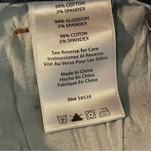 sts blue Distressed Mid Rise Straight Leg Capri Jeans Denim Junior Pants SZ 7