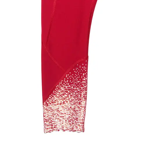 Lululemon  Tight Stuff Tight Red and Silver Reflective Print Size 10 - Image 5