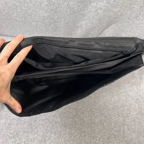 Vintage Black Leather Briefcase Attache Bag