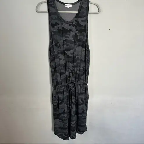 Sundry x Evereve The Weekender Dress Tank Camo Print XL