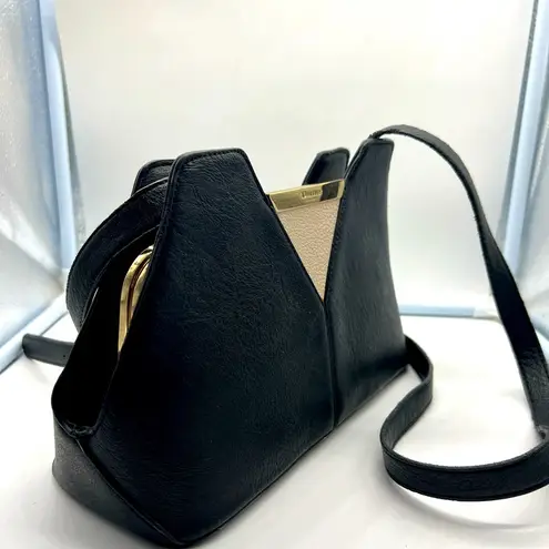 Dune London black and cream shoulder bag