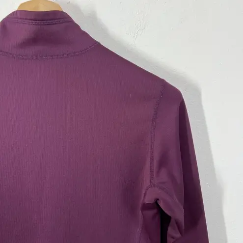 REI Top Polartec Pullover Womens Medium Purple 1/4 Zip Outdoors Activewear Hike