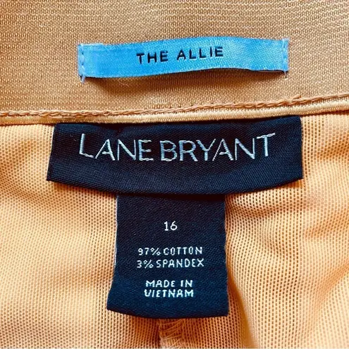 Lane Bryant  The Allie Mustard Yellow Pants Size 16